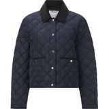 Rich & Royal - Gewatteerde Jas - Midnight Blue - Met Ronde Hals