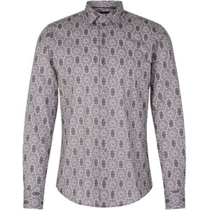 JOOP! Overhemd 'Pit'  grijs / taupe