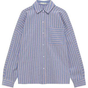 Pull&Bear Blouse  lavendel / oranje / wit