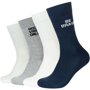 s.Oliver Sokken  donkerblauw / grijs gemêleerd / zwart / wit