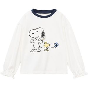 MANGO KIDS Shirt 'SYEAR'  navy / goudgeel / zwart / wit