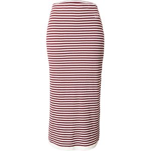 OH APRIL Rok 'Lior'  donkerrood / wit