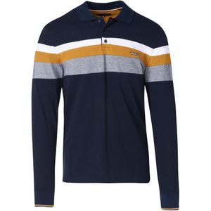 KOROSHI Shirt  navy / safraan / grijs / wit