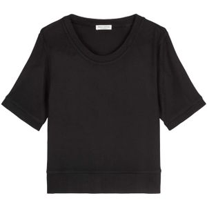 Marc O'Polo Slaapshirt ' Soft Knit '  zwart