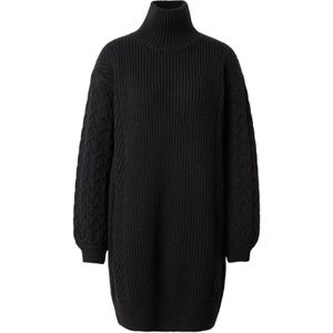 ABOUT YOU Gebreide jurk 'Pia'  zwart