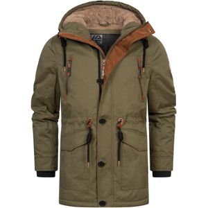 INDICODE JEANS Winterjas 'Gillespie'  olijfgroen