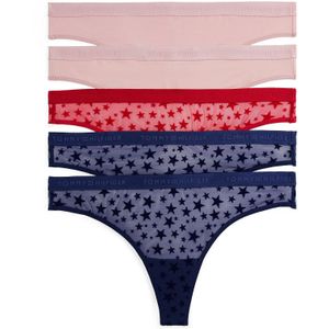 Tommy Hilfiger Underwear String  marine / rosa / rood