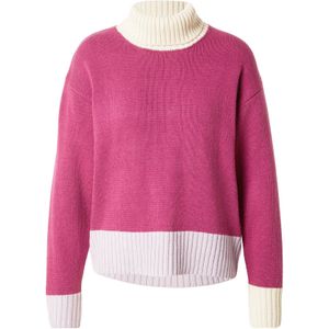 UNITED COLORS OF BENETTON Trui  crème / orchidee / wit