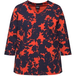 Ulla Popken Shirt  rood / zwart