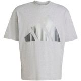 adidas - ESS - Functioneel Shirt - Zilvergrijs / Grijs Gemêleerd - Sportshirts