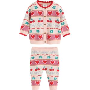 Next Set  opaal / petrol / poederroze / rood