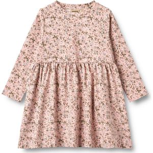 WHEAT Jurk 'Sessa'  duifblauw / groen / rosa / wit