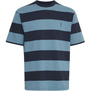 !Solid Shirt 'Vicente'  navy / lichtblauw