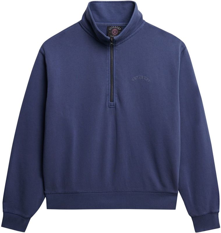 Superdry - Essential Logo - Sweatshirt - Met Halve Rits