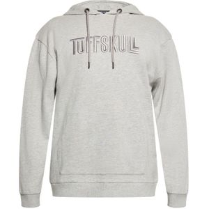 TUFFSKULL - Sweatshirt - Grijs - Met Capuchon - Losse Pasvorm