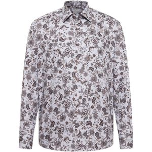 Eterna - Overhemd - Zilverkleur - Comfort fit - NON IRON (strijkvrij)