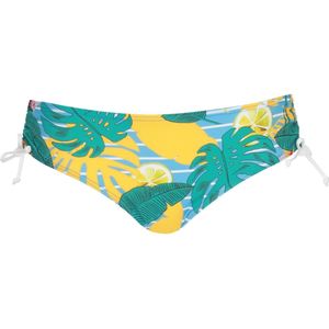 VIVID Bikinibroek  turquoise / lichtblauw / citroengeel