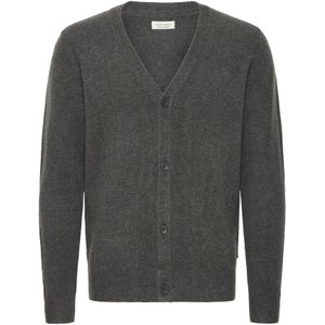 Casual Friday Gebreid vest 'Heine'  donkergrijs