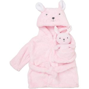 Rock a Bye Baby Boutique Badjas 'Hase'  rosa