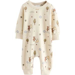 Next Rompertje/body  ecru / duifblauw / donkerbruin / kiwi