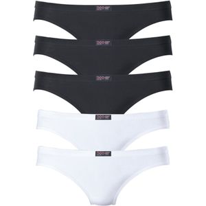 H.I.S String  zwart / wit