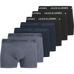 JACK & JONES Boxershorts 'JACJEREMIAH'  nachtblauw / saffier / zwart / wit