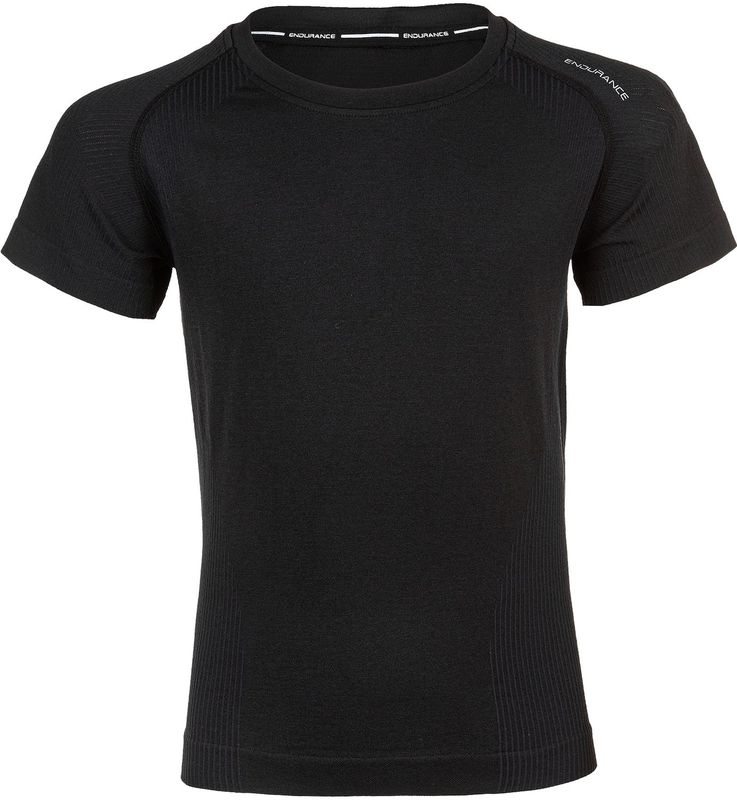 ENDURANCE Functioneel shirt 'Halen'  donkergrijs / wit