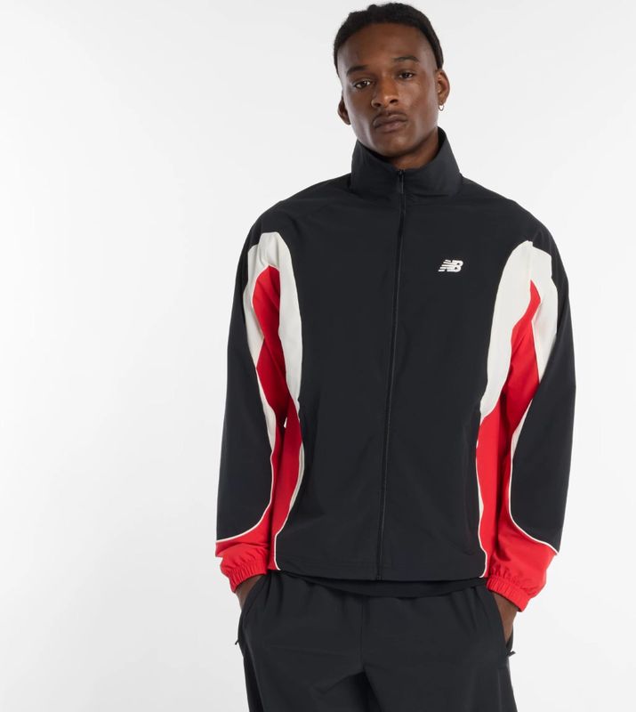 New Balance - In Game - Trainingsjack - Rood/Zwart/Wit