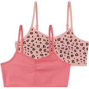 Buffalo - Bustier - Mauve Gedessineerd - 2-delig - Zonder Beugels