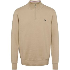 U.S. POLO ASSN. Trui ' Kurt '  beige