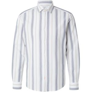 JOOP! Jeans Overhemd 'Heli'  beige / smoky blue / natuurwit