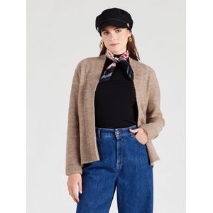 MORE & MORE Gebreid vest  taupe