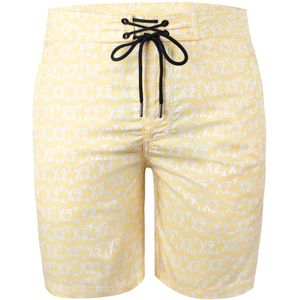 YEAZ Zwemshorts 'Dazzers'  lichtgeel / wit