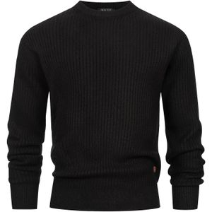 INDICODE JEANS Trui 'INPeace'  zwart