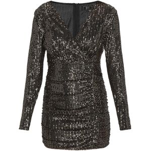 faina Cocktailjurk  goud / zwart