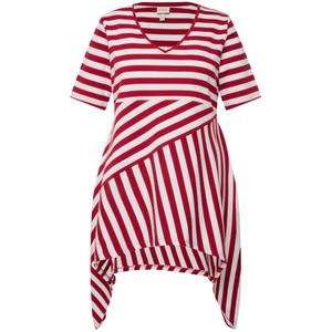 Ulla Popken Shirt  beige / rood