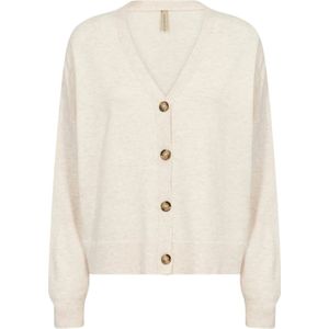 Soyaconcept Gebreid vest 'Nicoline 2'  crème