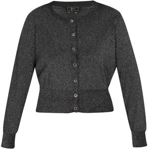 faina Gebreid vest 'Fashion Look'  zwart