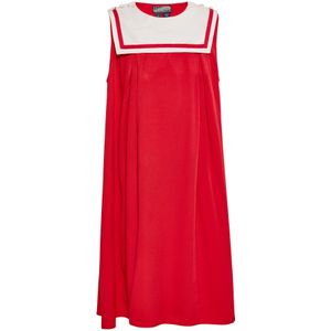 DreiMaster Vintage Jurk  rood / wit