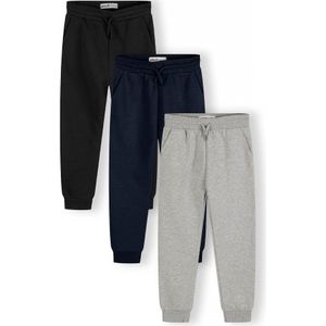 MINOTI Broek  donkerblauw / grijs gemêleerd / zwart