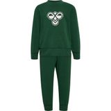 Hummel - hmlMINI JERSEY CREWSUIT BEE - Babyset - Zacht Gebreide Jersey Stof - Biologisch Katoen