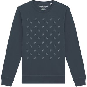 Watapparel Sweatshirt ' Fahrräder '  antraciet / wit