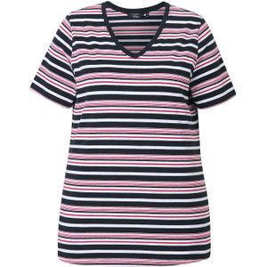 Ulla Popken Shirt  eosine / rood / zwart / wit