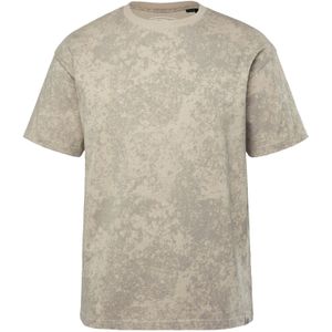 STHUGE Shirt  beige gemêleerd