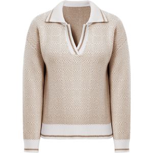 Imily Bela Trui  beige / wit