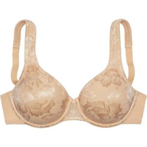 Nuance - Minimizer-bh - Toffee - Met Beugel & Brede Bandjes - Van Plat Glanzend Kant