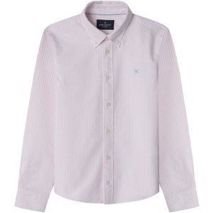Hackett London Overhemd  rosa / wit