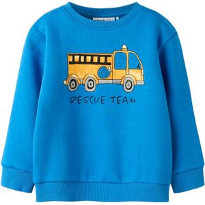 NAME IT Sweatshirt 'NMMRADIM'  azuur / curry / greige / zwart