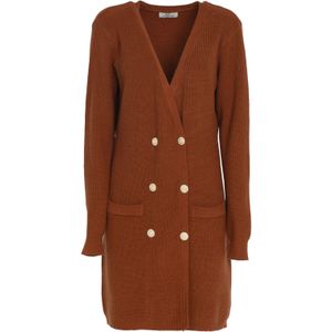 Influencer Gebreid vest  karamel