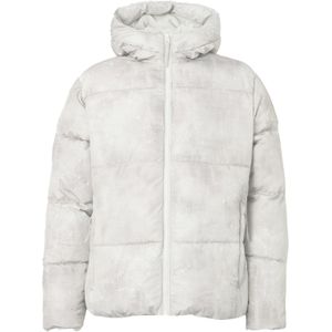 HOLLISTER Winterjas  lichtgrijs / wit